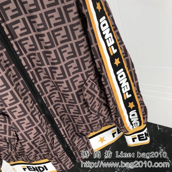 Fendi19ss 斐樂聯名 雙面穿 男款夾克外套 全部原版訂做五金 ydi2362